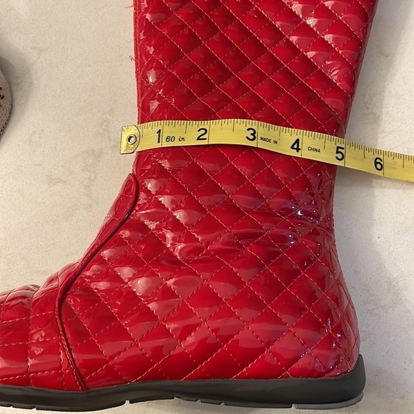 Primigi Red Quilted patent leather boots size 36/5.5 - Picture 13 of 15